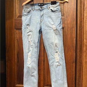 RSQ Light Blue Distressed Kids Jeans